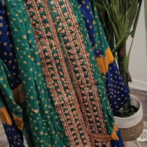 Mehndi Green & Gold Gharara Set Step into the limelight